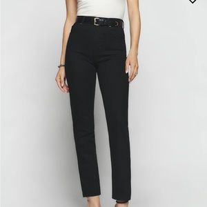 Reformation Liza Ultra High Rise Straight Jeans